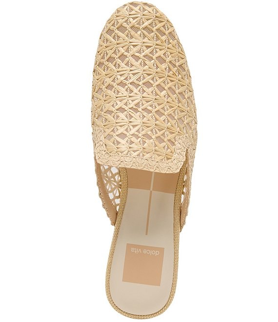 Kirt Woven Raffia Mules