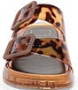 Julio Tortoise Print Vinyl Slide Sandals
