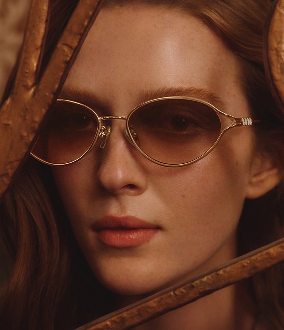 Women's Formal Affair Adorned 55mm Round Sunglasses