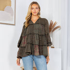 GRAVEL Artistic Fusion: Overdyed Jhabla Top With Emb