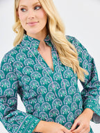 Brenda Dress | Sunshower Flora Ocean