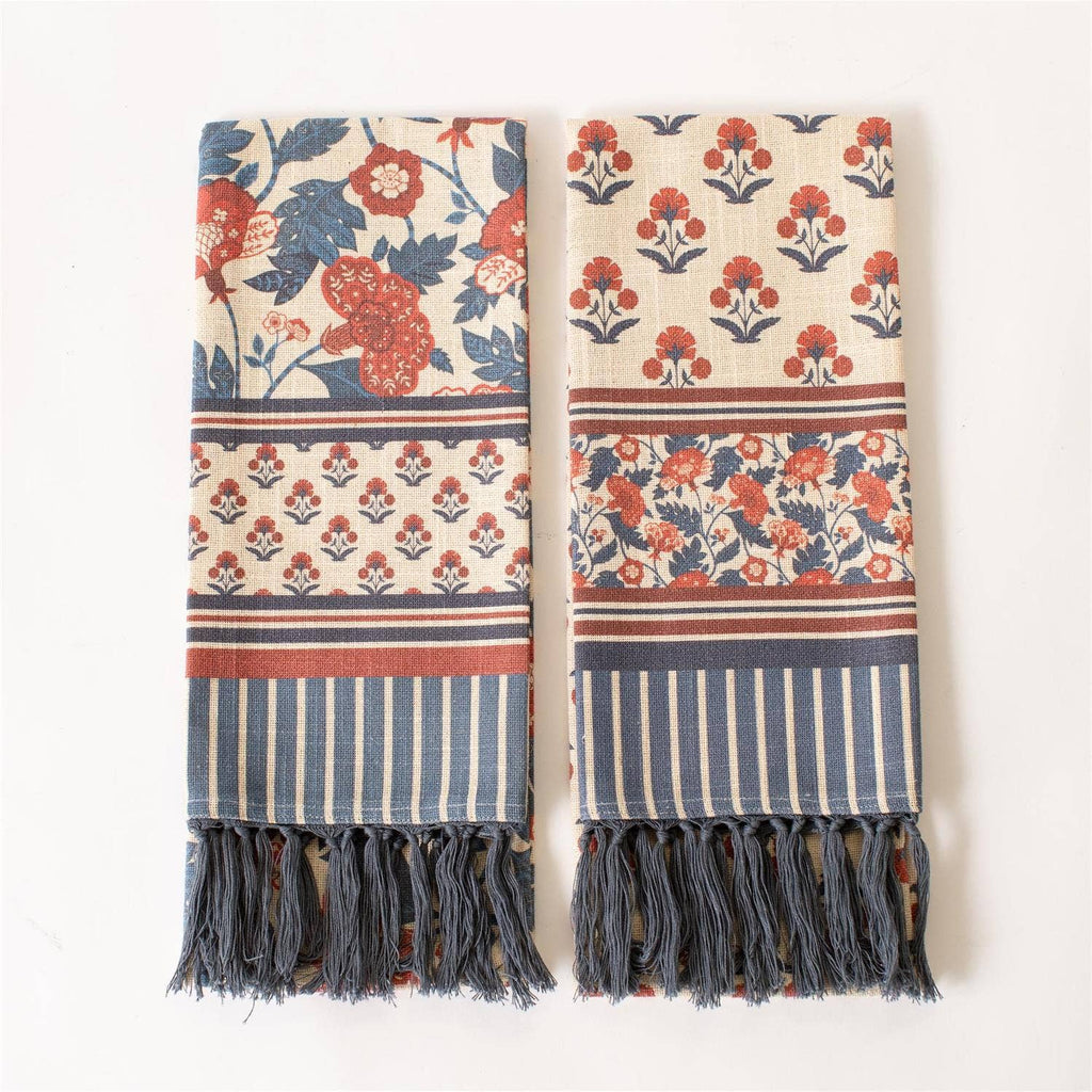 Americana Floral Tea Towels (Set Of 2)