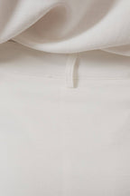 White BELT LOOP RETAIL LINEN SKORT