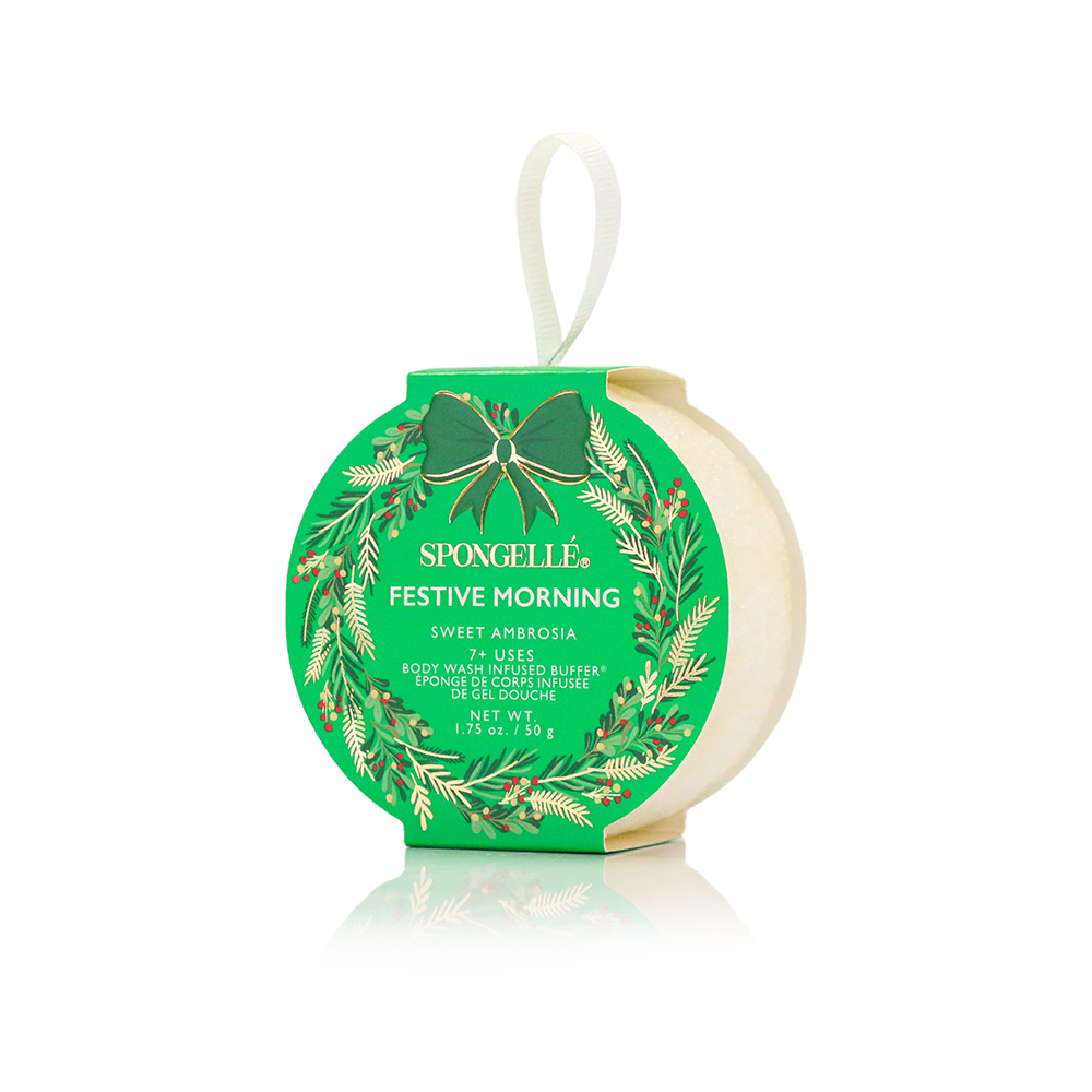 Festive Morning -  Sweet Ambrosia Holiday Wreath Body Buffer