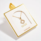 Gold Filled Four-Leaf Clover Pendant Necklace: GD / ONE