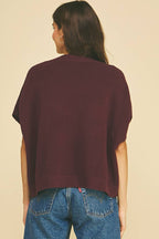 SIENA DROPPED SHOULDER SWEATER TOP