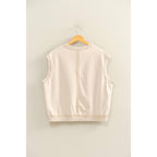 V-Neck Sleeveless Casual Vest
