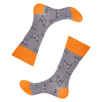 Coonhound Dog Grey Socks