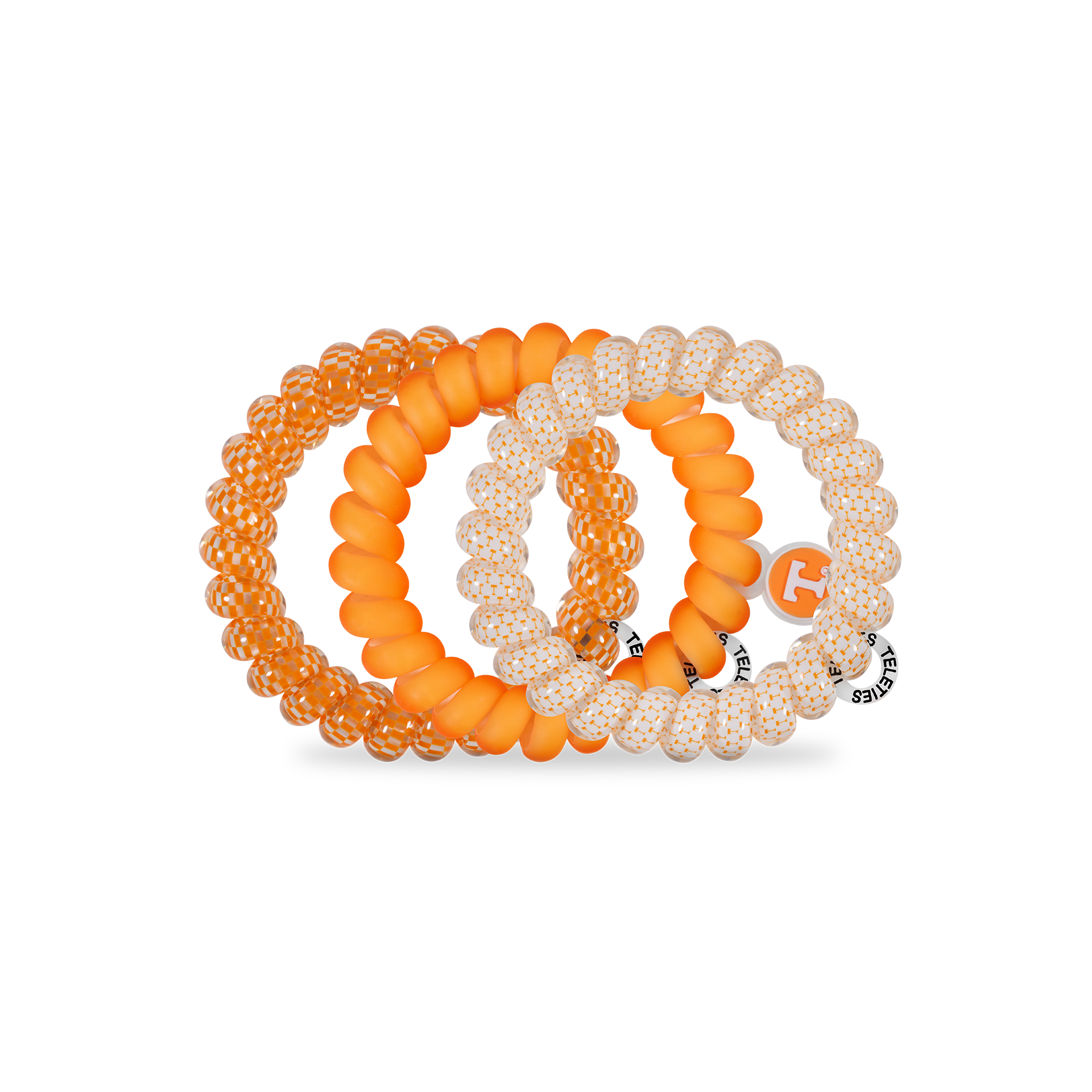 Spiral Hair Coils | Large | Go Vols! Hair Ties