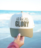 All For His Glory - Olive Trucker Hat