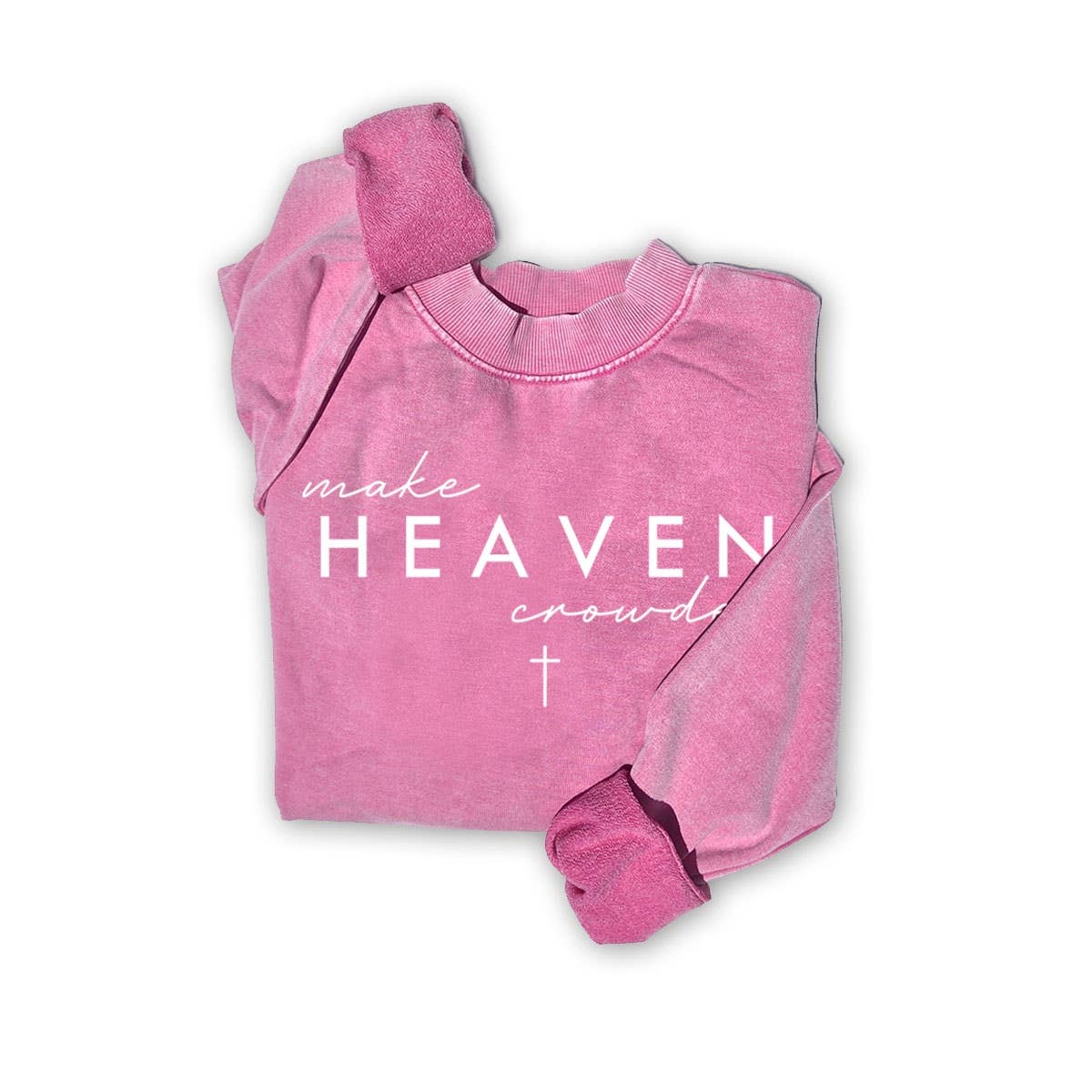 MINERAL HOT PINK MAKE HEAVEN MINERAL GRAPHIC SWEATWHIRTS