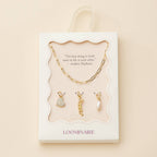 Gold Dipped Charming "Love" Pendant Necklace with Heart and Pearl Accents: Gold / One / 4DN18070