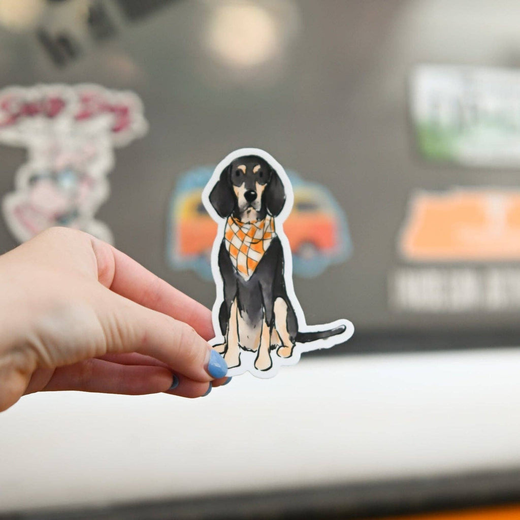 Bluetick Coonhound Sticker – Barrel Down South – view 2