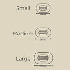 Flat Round Hair Clip | Small | Red Carpet Ready