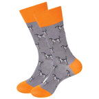 Coonhound Dog Grey Socks