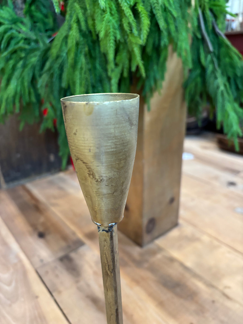 Gold Metal Taper Holder