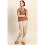 V-Neck Sleeveless Casual Vest