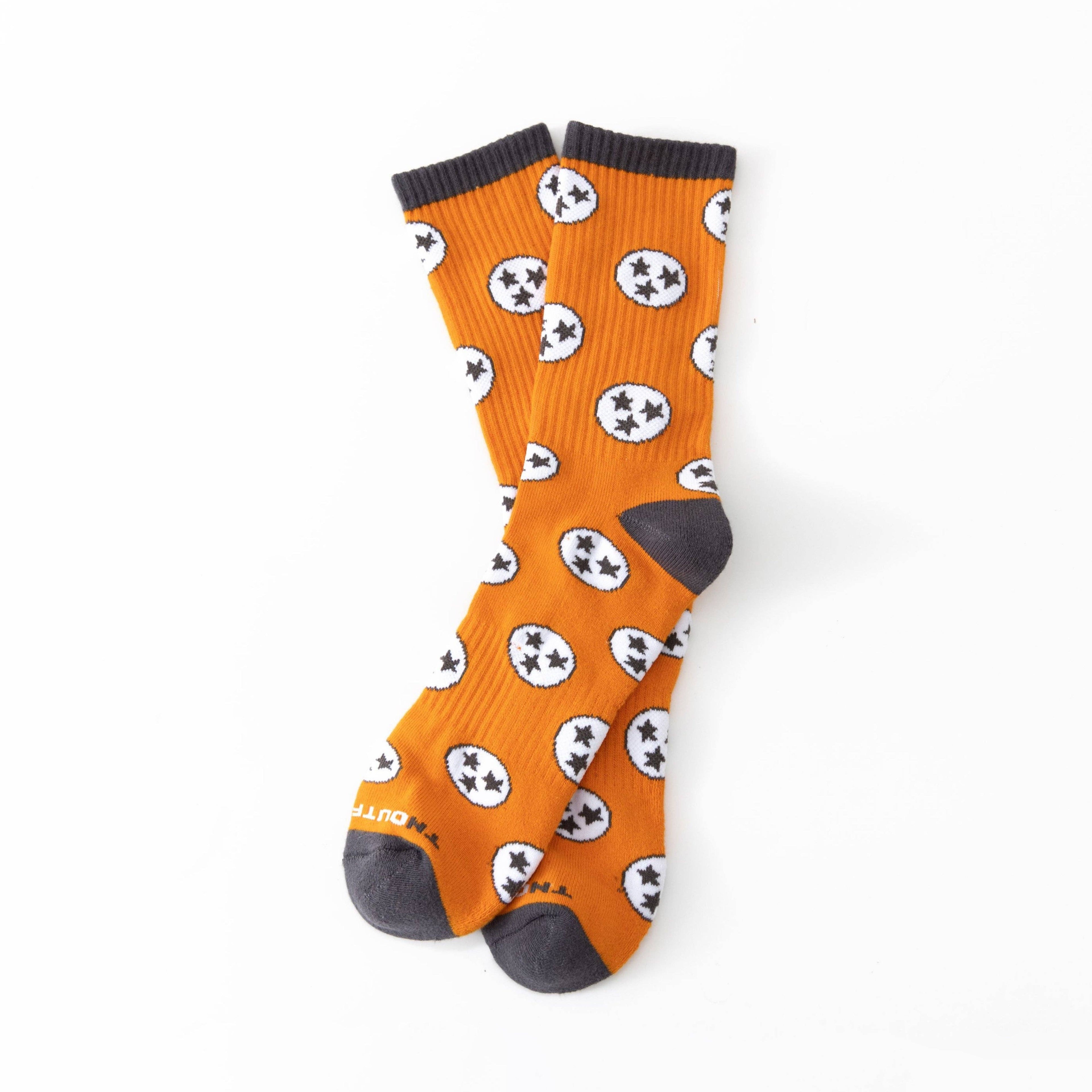 MENS Holler Orange Tennessee Sock
