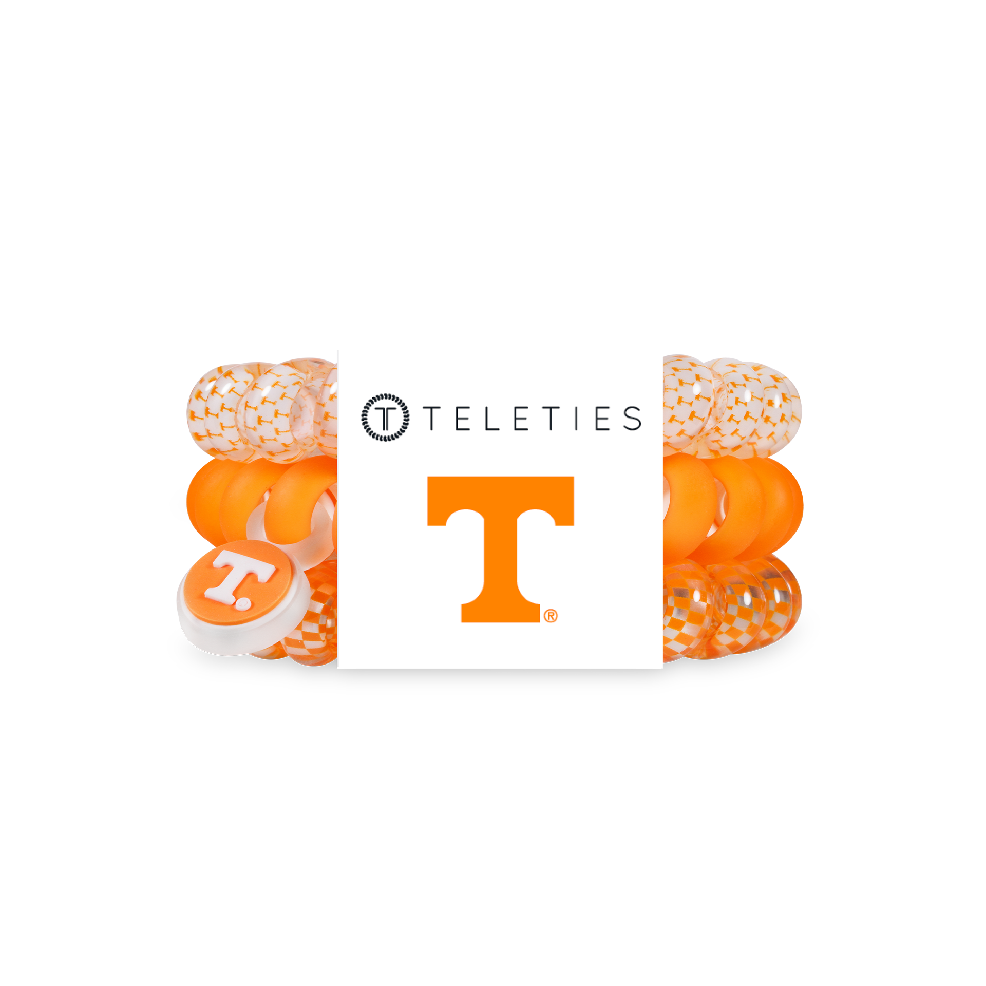 Spiral Hair Coils | Large | Go Vols! Hair Ties