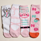 Holiday Cozy Socks Gift Set in Festive Designs: ASST / ONE