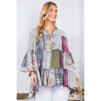GRAVEL Artistic Fusion: Overdyed Jhabla Top With Emb