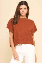 SIENA DROPPED SHOULDER SWEATER TOP