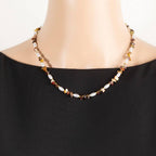 Assorted Stone And Beads Necklace: MU