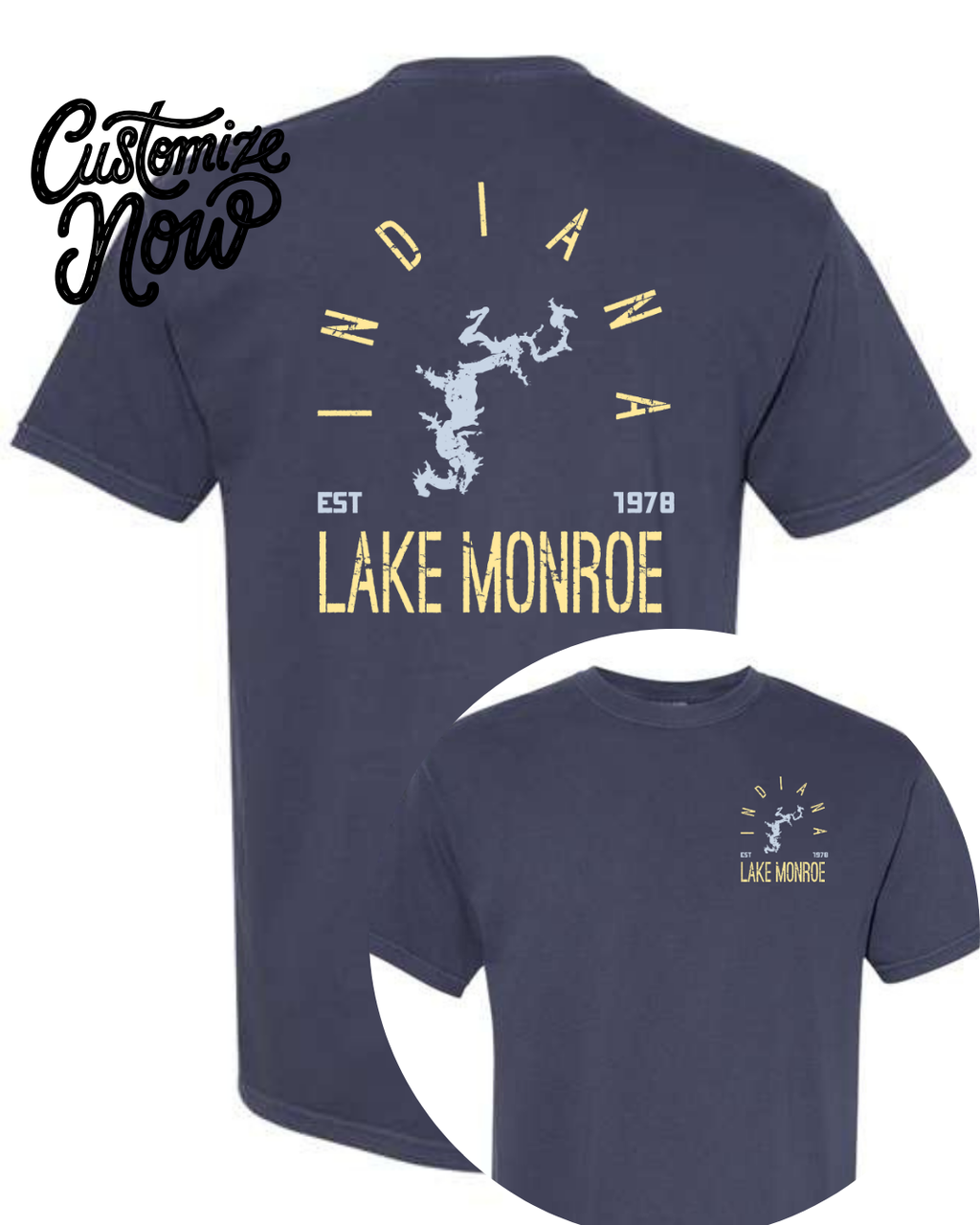 NAVY WATTS BAR LAKE TEE