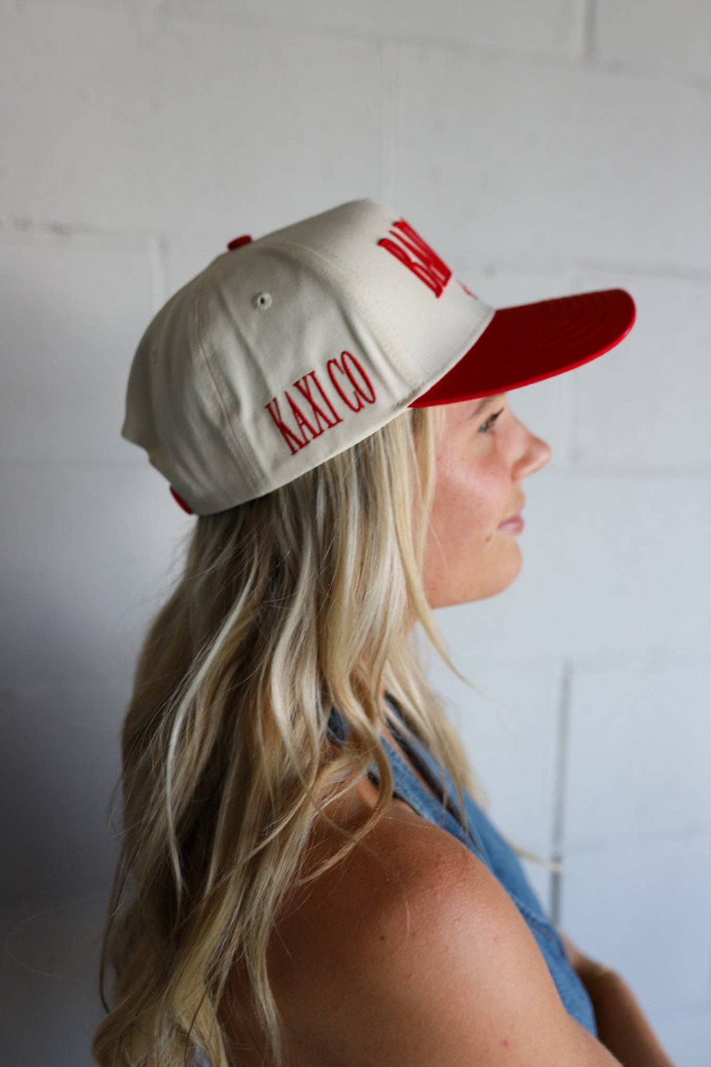 Bad Hair Day Trucker Hat: CREAM CORDUROY