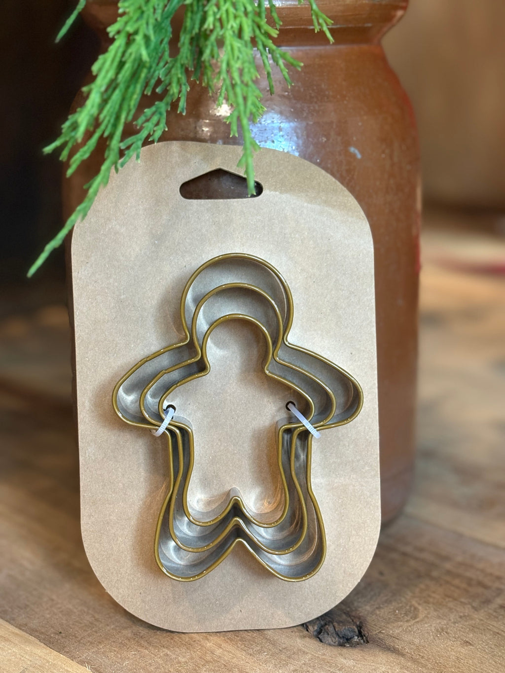 Stainless Steel Holiday Cookie Cutters on Card, Set of 3, 5 Styles