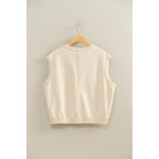 V-Neck Sleeveless Casual Vest