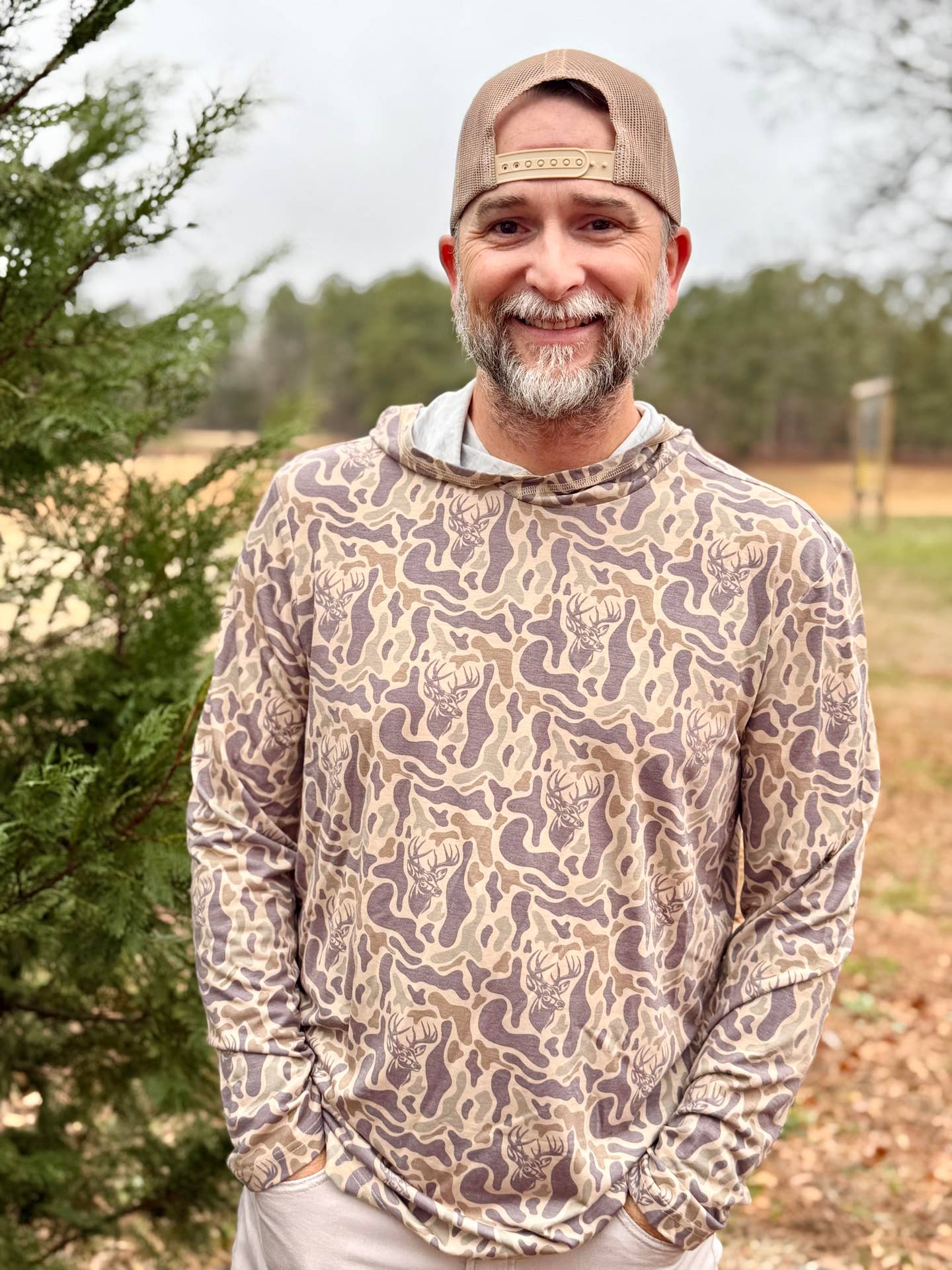 MENS CAMOFLAUGE DEER HOODIE