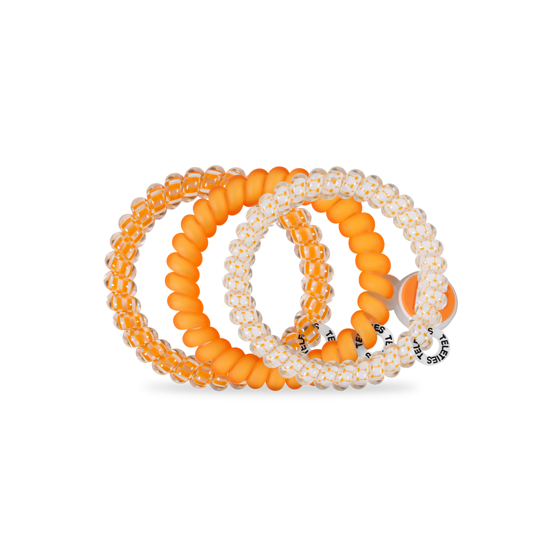 Spiral Hair Coils | Small | Go Vols! Hair Ties