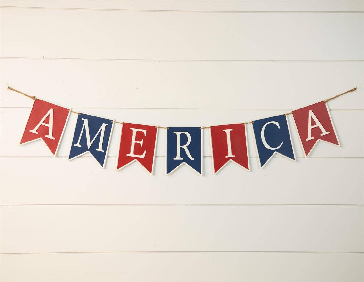 Metal America Banner| Patriotic, USA Decor