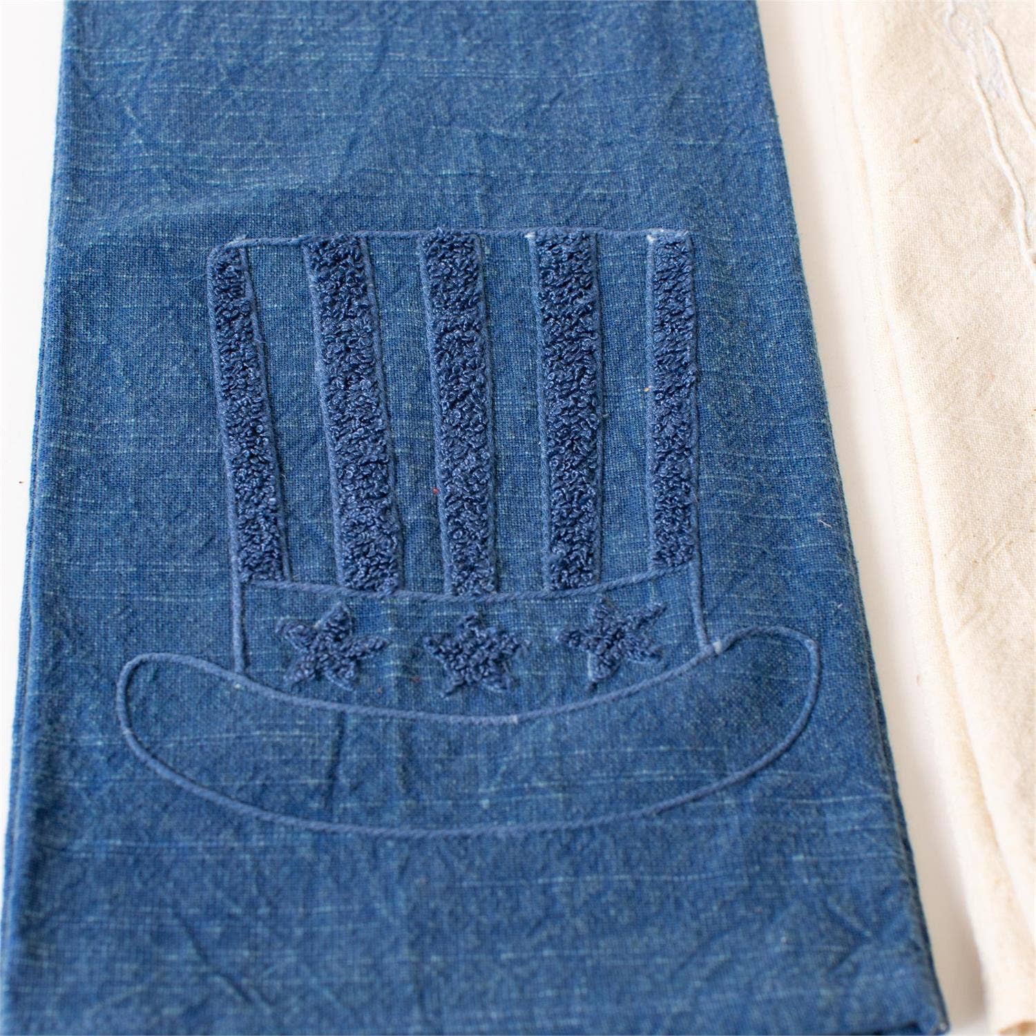 Patriotic Stonewashed Tea Towels (Set Of 3)