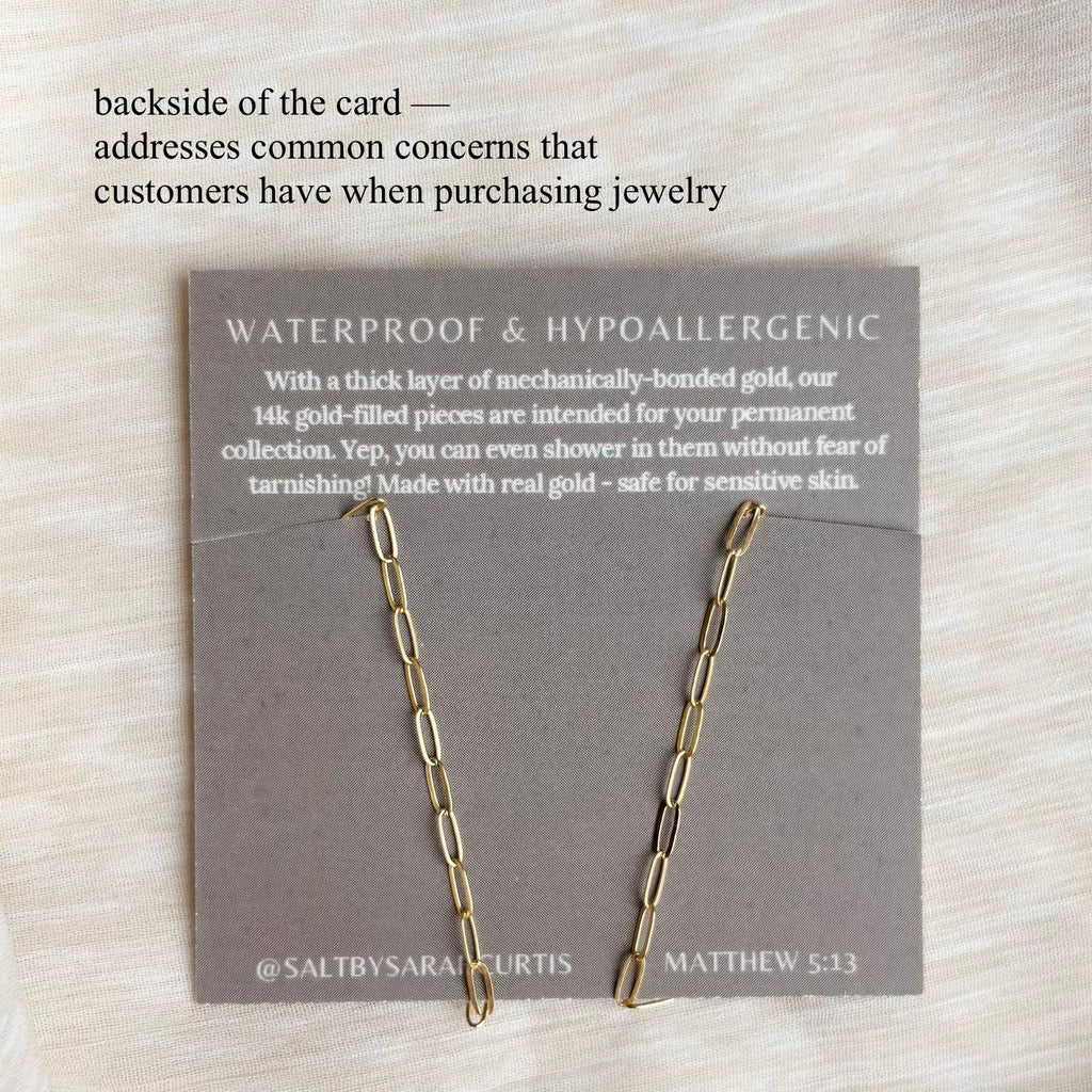 THIN PAPERCLIP NECKLACE  | dainty 14k gold filled necklace