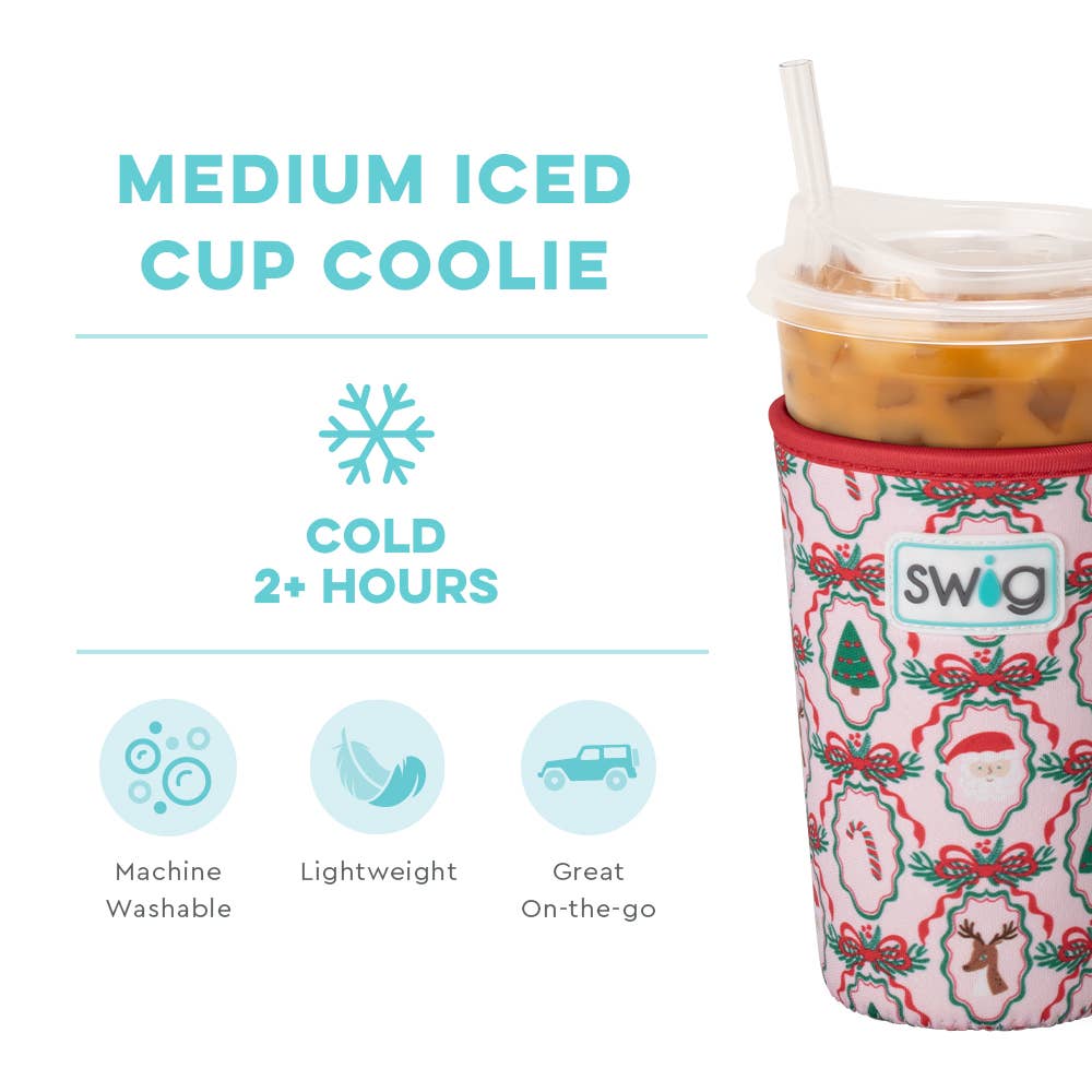 Christmas Cameos Iced Cup Coolie (Medium)