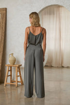 Two-Way Sleeveless Camisole: Dark Olive