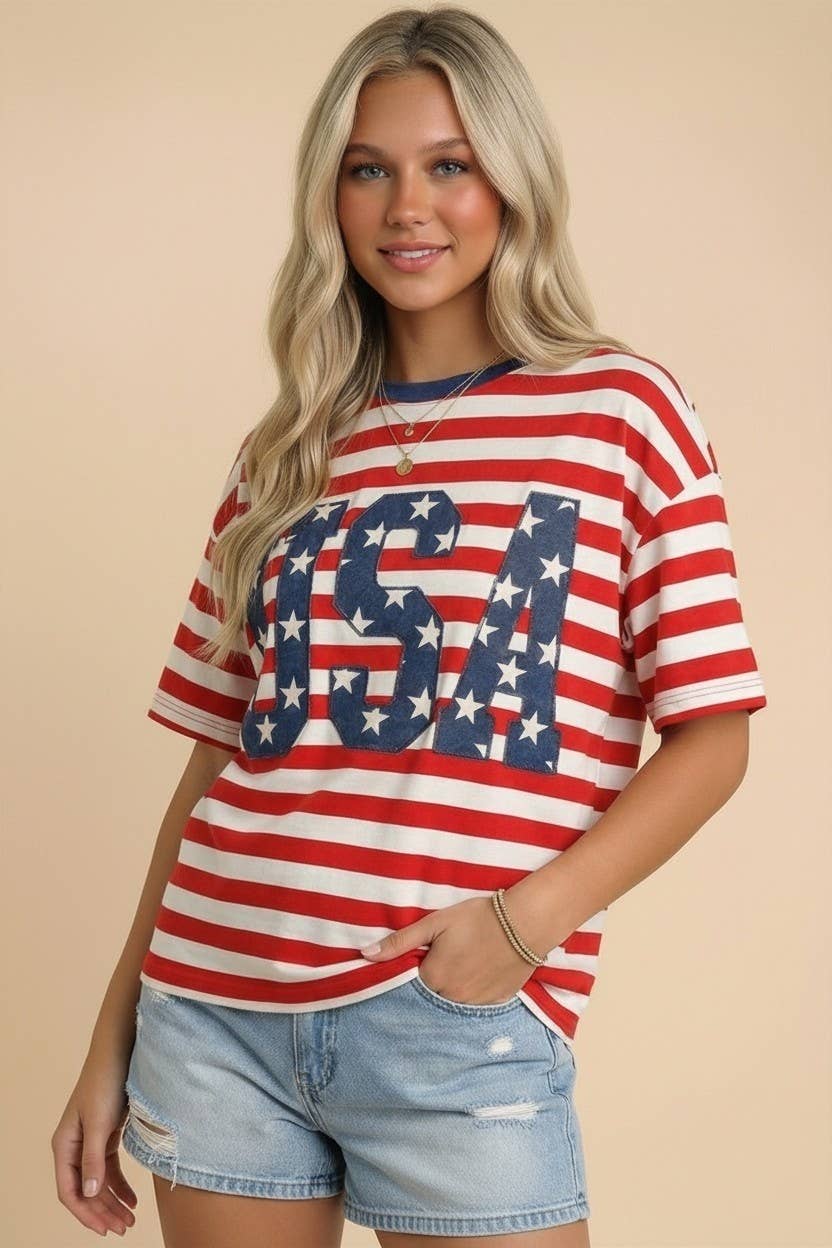 REDN STRIPED PLUS USA 250th Anniversary Commemorative Oversized