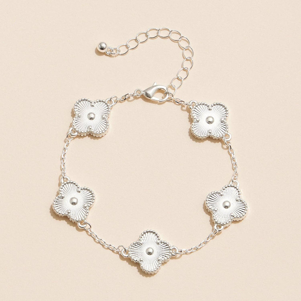 Colorful Shell Charm Bracelet with Gold Detailing: Black / One / 5SB21068