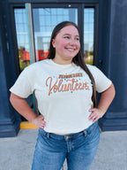 SMALL OATMEAL TENN LASSO LUXE CROPPED SHIRT