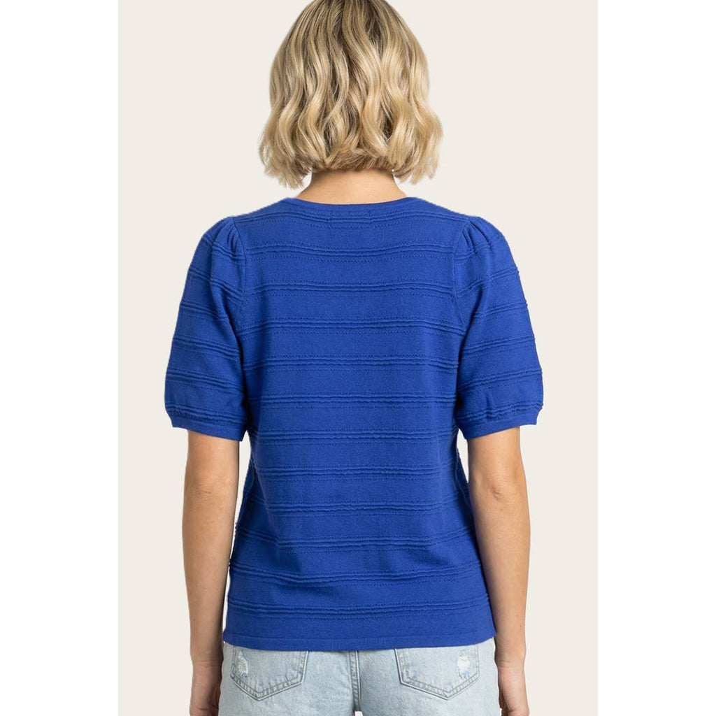 Royal TEXTURE STRIPED SOLID SWEATER