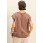 V-Neck Sleeveless Casual Vest