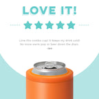 Orange Can + Bottle Cooler (12oz)