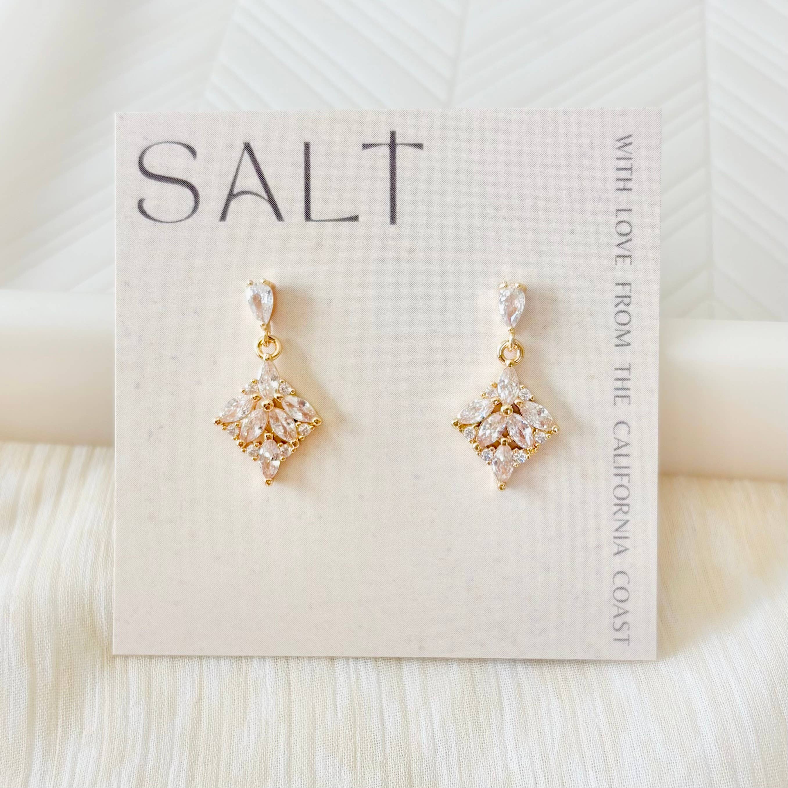 JULIETTE EARRINGS (STUD) | crystal jewel earrings | sparkly