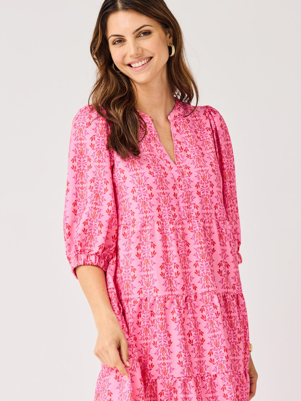 Cameron Dress | Heirloom Vine Pink