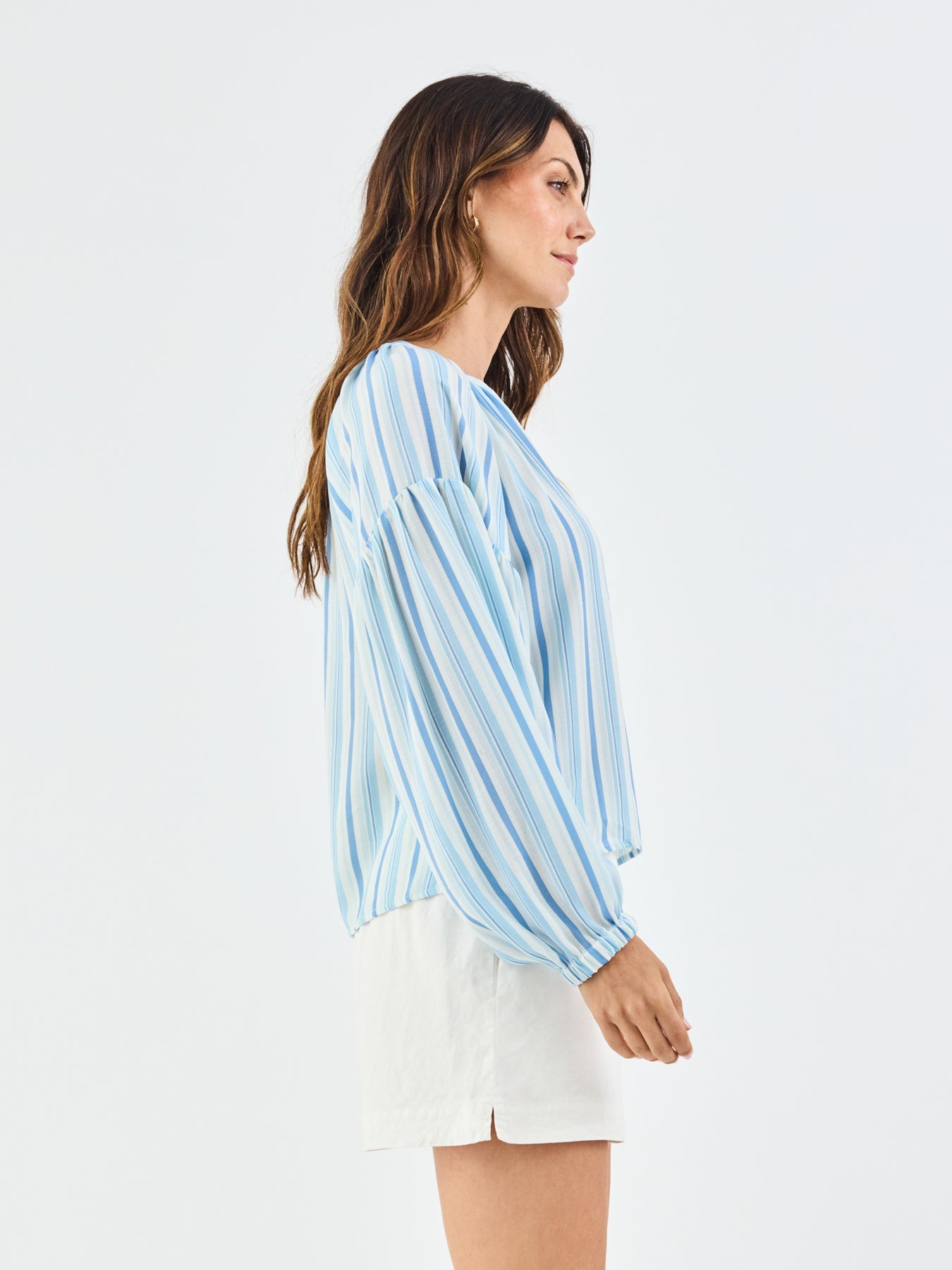 BLUE STRIPE SCARLET HARBOR TOP