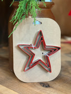 Stainless Steel Holiday Cookie Cutters on Card, Set of 3, 5 Styles