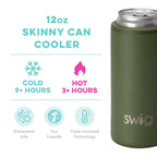 Olive Skinny Can Cooler (12oz)