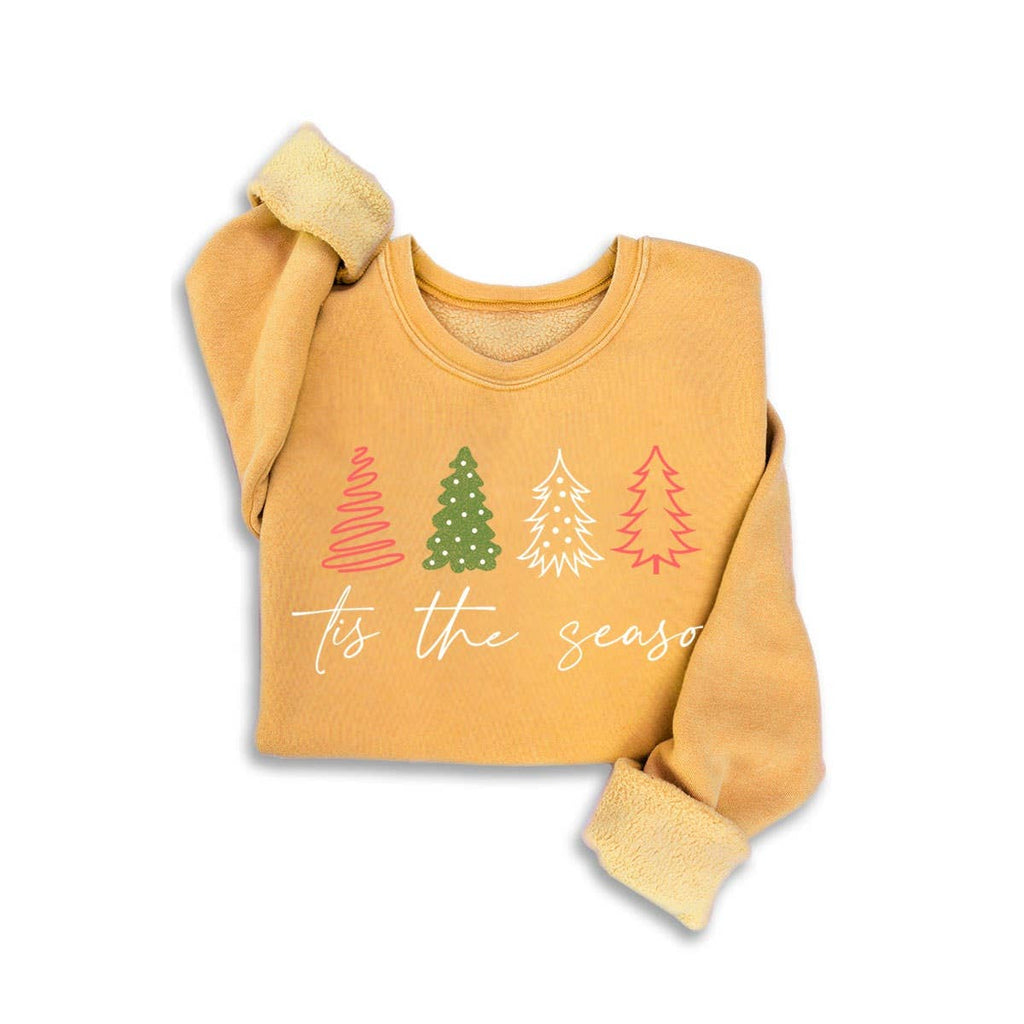ITS THE SEASON MINERAL SWEATSHIRTS: MINERAL BROWN